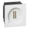 Prise pour manipulateur Mosaic 2 modules - blanc antimicrobien