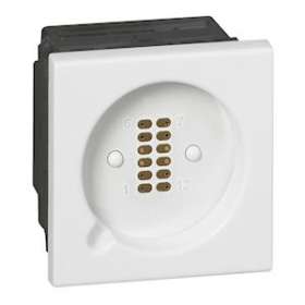 Prise pour manipulateur Mosaic 2 modules - blanc antimicrobien|Legrand-LEG078245