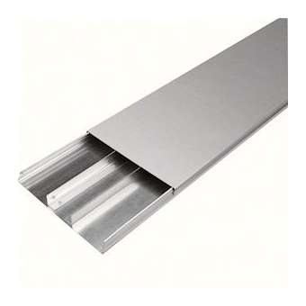 Goulotte acier 3 compartiments 28mm x 240mm pour sol béton|Hager-HAGUK240283