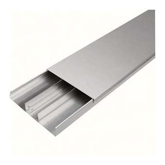 Goulotte acier 3 compartiments 38mm x 240mm pour sol béton|Hager-HAGUK240383