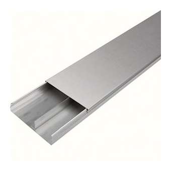 Goulotte acier 2 compartiments 38mm x 190mm pour sol béton|Hager-HAGUK190382