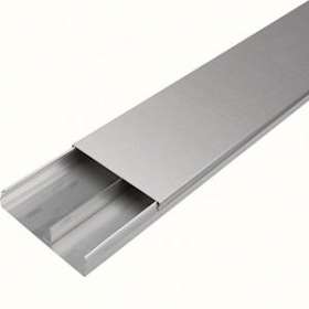 Goulotte acier 2 compartiments 38mm x 190mm pour sol béton|Hager-HAGUK190382