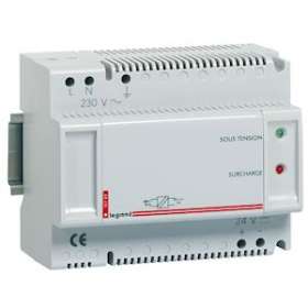 Alimentation TBTS 230V~ 27V 1,2A pour voyants appel infirmière - 8 modules DIN|Legrand-LEG078290