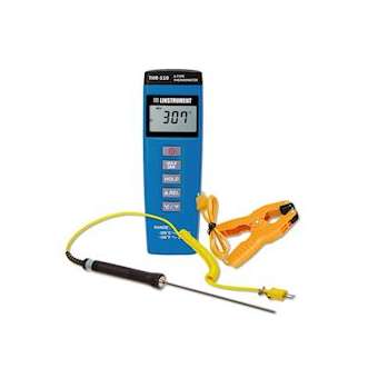 Thermomètre digital type-K, 1 sonde pince + 1 sonde ambiante, étui de transport|Deck 912-DCKTHR-110