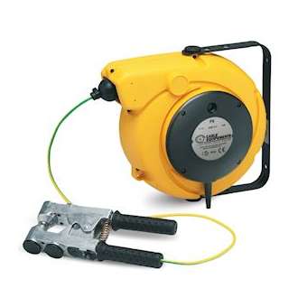 Enrouleur rappel automatique (non ATEX) PLT 600 avec pince mise à la terre ATEX-|Cable equipements-CQSERATX010614VP6