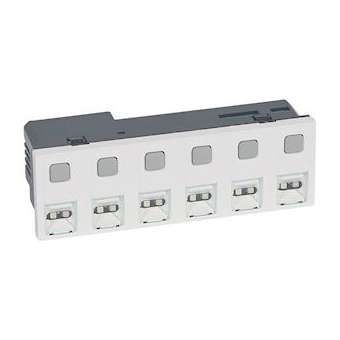 Bloc report 6 directions Mosaic 6 modules pour le report à distance des appels|Legrand-LEG076656