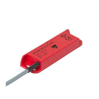 Capteur magnétique rectangulaire 1NO et 1NC sortie Gauche câble PVC 2m + LED|Carlo gavazzi-CGPMC88CH1O1CLA2L