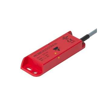 Capteur magnétique rectangulaire 2NO sortie Droite câble PVC 2m + LED|Carlo gavazzi-CGPMC88CH2ORA2L
