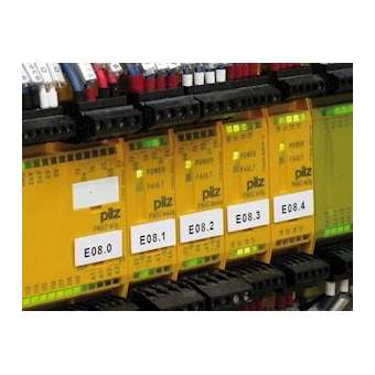 Repère adhésifs rigide de type MG-TAA 15 x 17 mm jaune|Cembre-CMB49142N