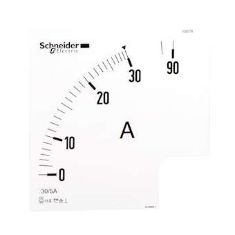 PowerLogic - cadran 3In 0-30-90 A pour ampèremètre ana 96x96mm départ moteur|Schneider Electric-SCH16076