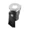 ZEPH 1 - 24 rond inox 3000K 115lm 2W 120DEG