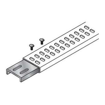 Eclisse pour rails Télex en C, largeur 50, GC|Niedax France-NDX456002