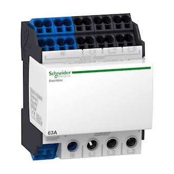 Linergy DX - répartiteur 63 A - alimentation par le bas (Distribloc)|Schneider Electric-SCHLVS04041