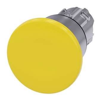 BOUTON-POUS. CP. DE POING, 40MM, JAUNE|Siemens Industries et Infrastructures-SIE3SU1050-1BA30-0AA0