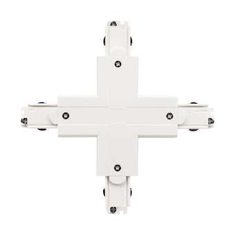 SHOPLINE connecteur en X rail 3 allumages blanc IP20|Sg lighting-NOL312435