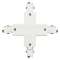 SHOPLINE connecteur en X rail 3 allumages blanc IP20|Sg lighting-NOL312435