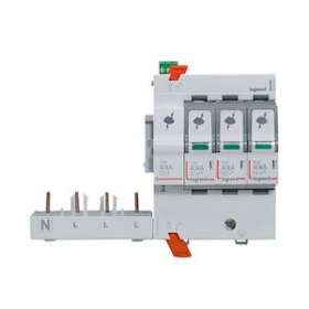 Bloc parafoudre adaptable typeT2 Imax 40kA/pôle - 3P+N 320V~ - 8 modules|Legrand-LEG412265
