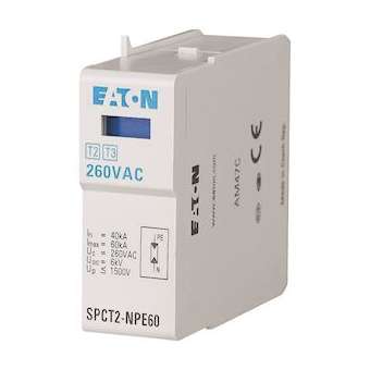 Cartouche parafoudre, 280VAC, 30kA|Eaton industries-EONSPCT2-NPE60