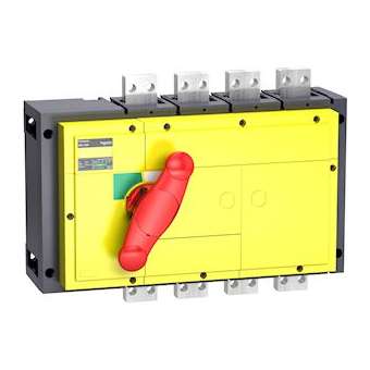 ComPact INS - InterPact - interrupteur sectionneur INS800 - 800A - 4P - jaune|Schneider Electric-SCH31345