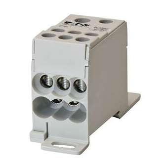 Bloc terminal BPZ-KB 125A aluminium|Eaton industries-EONBPZ-KB-6-125-ALU