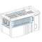 PrismaSeT P Active - Capot JdB horizontal 3200A - 4M - L650 P600 - Forme 2