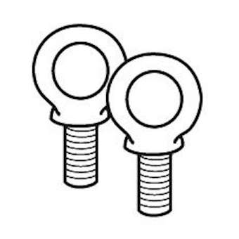 Jeu de 2 anneaux de levage pour coffret et armoire XL³800|Legrand-LEG020482