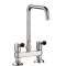 Mél. 2 trous EA 150mm 60 l/min, bec tube orient. D22 L.300