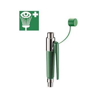 Dchte lave-yeux séc. sur plage 1 sortie + plaque signalétique|Delabie-DL59140C