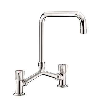 Mél.s/plage EA 100-240, croisillon à clapet, bec L.200 H.250|Delabie-DL5G65602