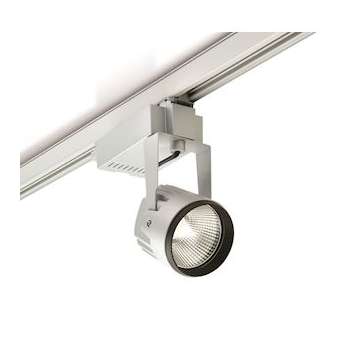 Projecteur LED sur rail non dimmable, aluminium, 31W, 4000K, IP20, faisceau 70DE|Collingwood-SLHTMSIL7040