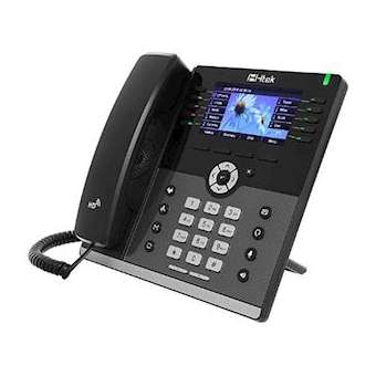 Téléphone SIP 4 cptes, 8 touches, écran couleur, PoE, Gigabit, Wifi, bluetooth|Tiptel-TIPTIPTELHTEKUC924UWB