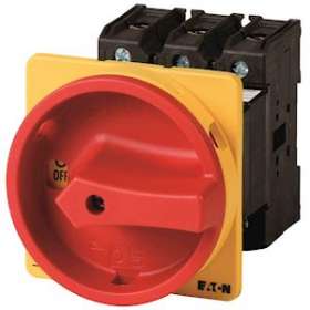 Inter. général, 3 P+N + 1F+1O, 63 A, verrouillable, encastré, fixation arrière|Eaton industries-EONP3-63-V-SVB-N-HI11