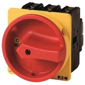 Inter. général, 3 P+N + 1F+1O, 63 A, arrêt d'urgence, verrouillable, encastré|Eaton industries-EONP3-63-EA-SVB-N-HI11