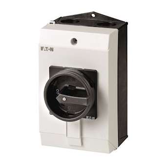 Inter Marche-Arrêt, +coffret, 3p+N, 25A, poignée noire, verrouillable|Eaton industries-EONP1-25-I2-SVB-SW-N