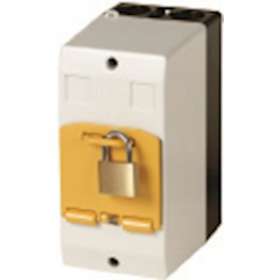 Coffret isolant, pour PKZ01, +dispositif de cadenassage jaune, version NA|Eaton industries-EONCI-PKZ01-NA-SVB