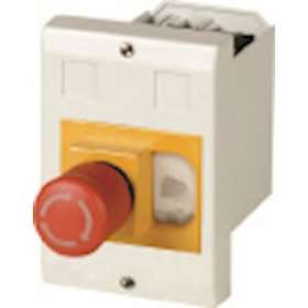 Coffret isolant, encastré, +bouton d'arrêt d'urgence par clé, pour PKZ01|Eaton industries-EONE-PKZ01-PVS
