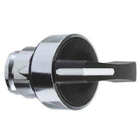 Harmony XB4 - tête bouton tournant à crosse - D22 - 2 pos à rap. - noir|Schneider Electric-SCHZB4BJ4