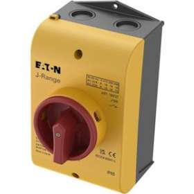 Inter. général, 16 A,en saillie, tripolaire, ARRÊT D'URGENCE, verrouillable|Eaton industries-EONJ16-R