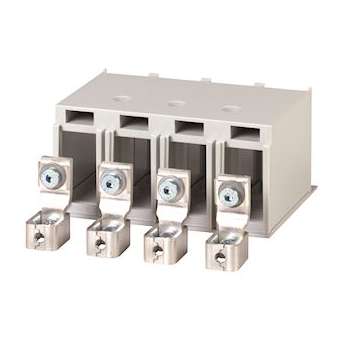 Borne à boulon, 4p 1 côté du disjoncteur., taille 1|Eaton industries-EONNZM1-4-XKS