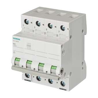 INTERRUPTEUR ARRET 125A 4P|Siemens Industries et Infrastructures-SIE5TL1492-0