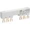 Peigne d'alimentation 65A Max pour 2 MS116-MS/MO132 avec 2 contacts auxilliaires