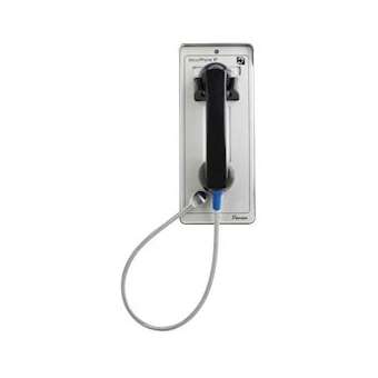 Poste de sécurité anti-vandales étanche SecurPhone sans clavier/Urgence Alu|Depaepe-DEPPV000A