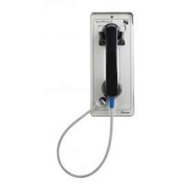 Poste de sécurité anti-vandales étanche SecurPhone sans clavier/Urgence Alu|Depaepe-DEPPV000A