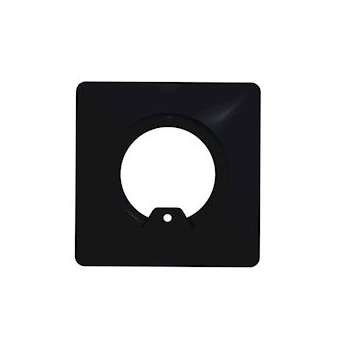 Collerette carrée de finition pour ULTRALED 2-200/400 SPOT. Coloris noir|Eaton Luminox-LUMRT2RSTB