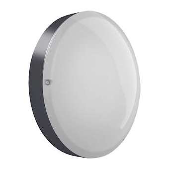 Axiome T2 2xE27 LED 1000lm 3000K AV gris 7024|Ebenoïd-EBE73453