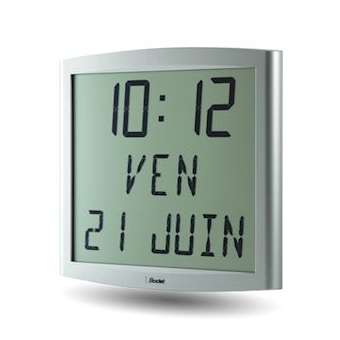 Cristalys date radio synchro ALS alu|Bodet Time & Sport-BDT938221A