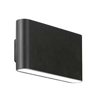 WallE - Applique haut/bas IP65 10W 4000K NO|Aurora-ABIENWL82BLK40