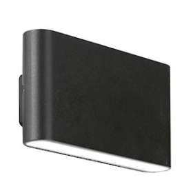 WallE - Applique haut/bas IP65 10W 4000K NO|Aurora-ABIENWL82BLK40
