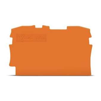 TOPJOB'S Plaque d'extrémité et intermédiaire 2C / Orange|Wago contact-WAG2000-1292
