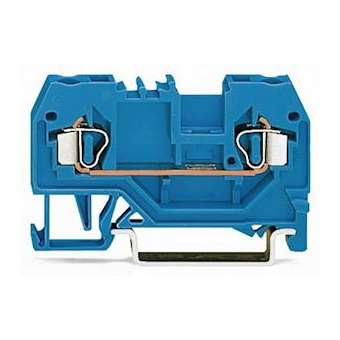 Borne de passage 2C / 2,5 mm² / CFMC / Bleu|Wago contact-WAG280-904